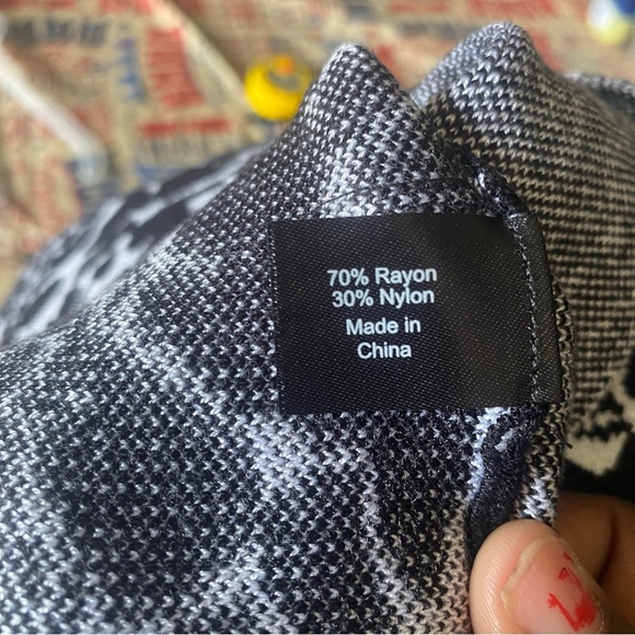 Lane Bryant Black and White Mini Skater Skirt - Picture 7 of 7